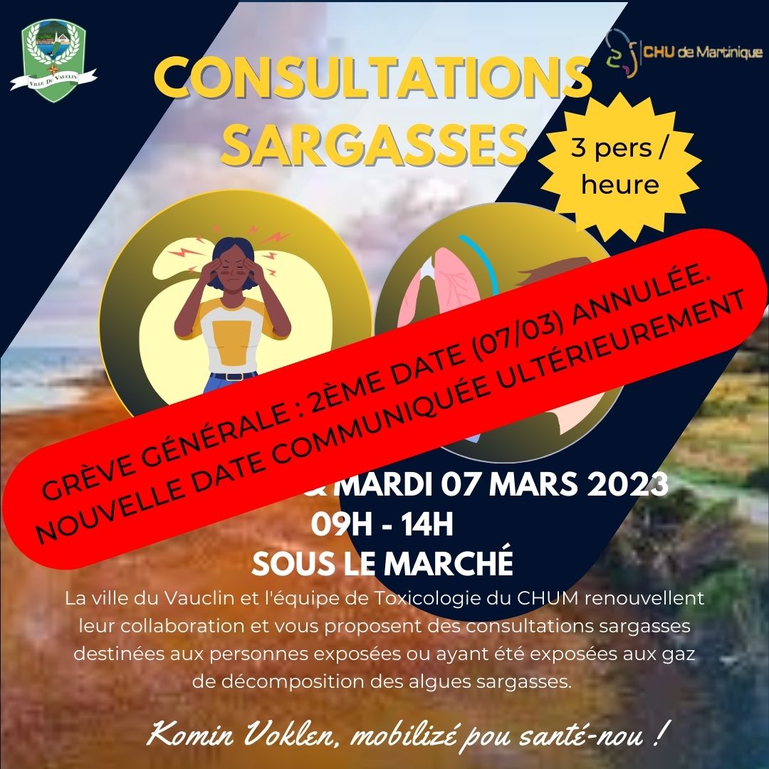 Annulation consultation sargasse
