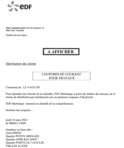 Coupure EDF