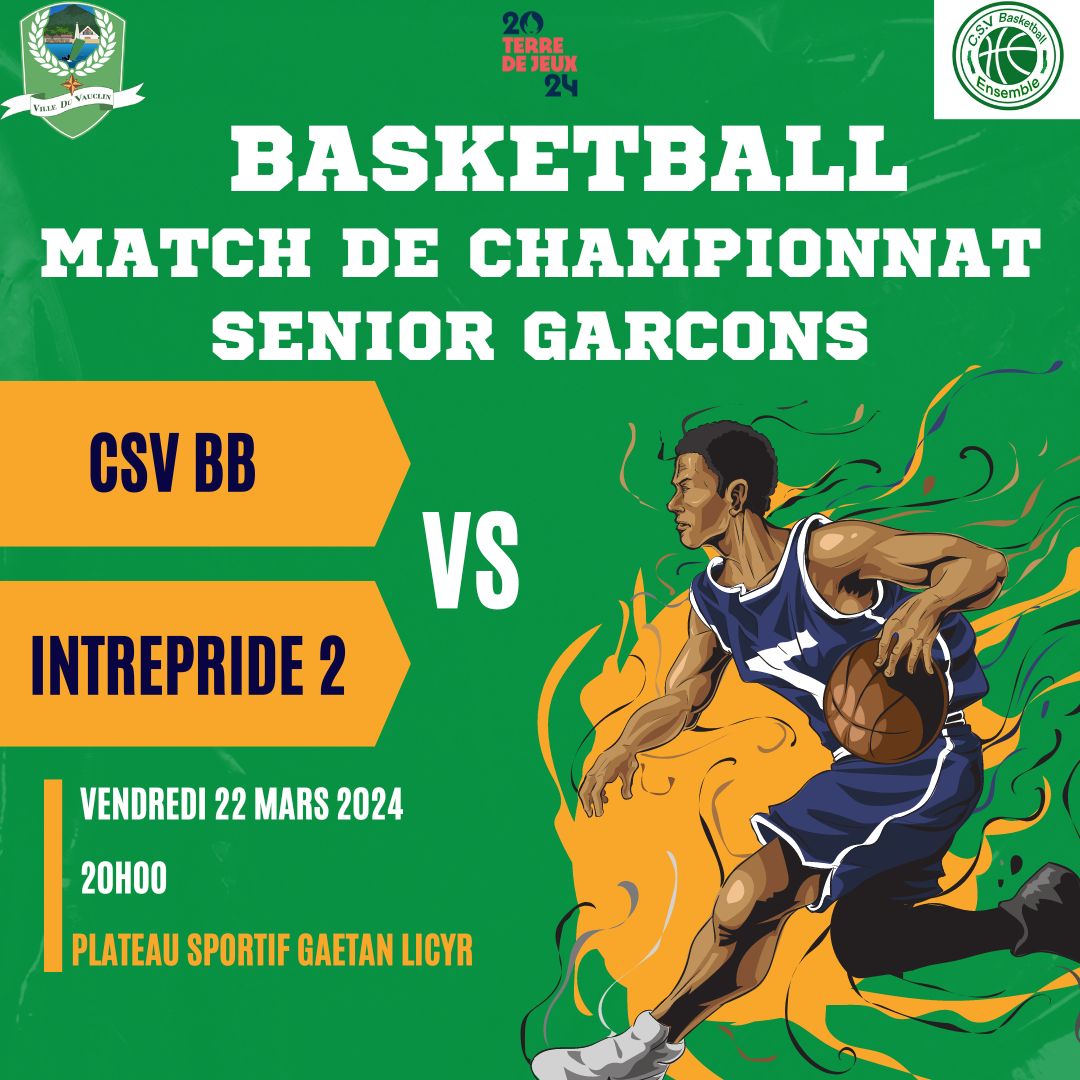 CSVBB Match 22 mars