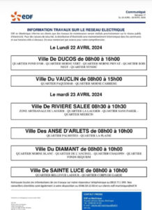 Travaux EDF 22 Avril
