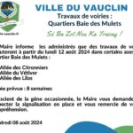 Travaux Baie des Mulets