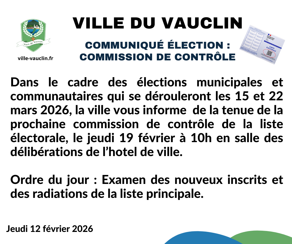 Commision de controle liste électorale